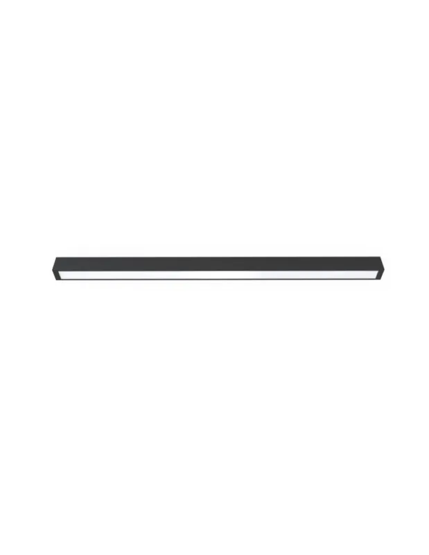 Ostatnie sztuki Nowodvorski STRAIGHT CEILING LED L Sufitowa Plafon Max moc 22W LED TUBE T8 Czarny 7600