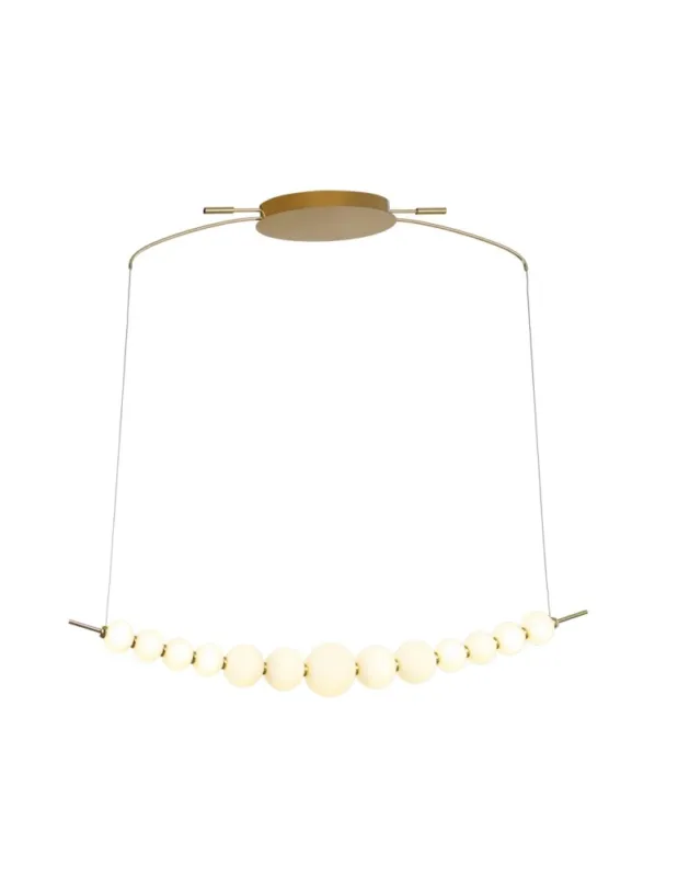 Nowość Italux Ronza Wisząca LED 37W 3100 lm 3000K (Ciepła biel) Złoty PND-36472-37W-3K-GD
