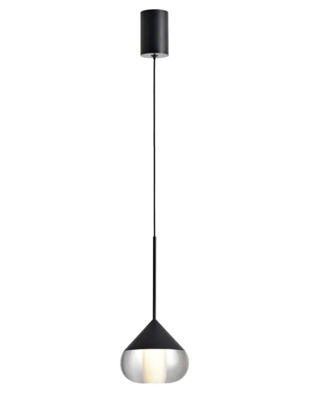 Wybór klientów YASKR Lampa Wisząca Suza 1xLED czarna PL0103-BK