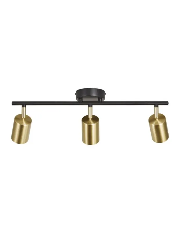 Promocja NORDLUX Lampa sufitowa EXPLORE 3xGU10 7W Metal Mosiądz 2113700135