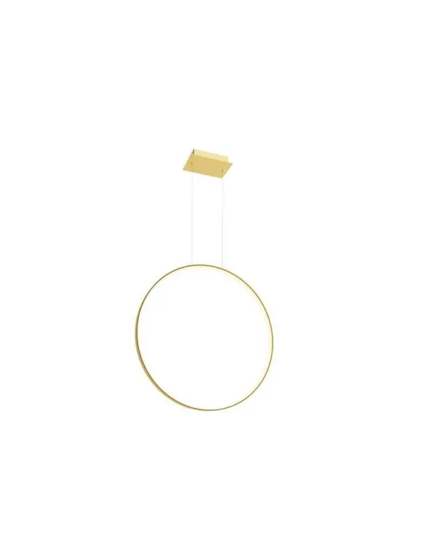 Dostępne od ręki THORO Lampa wisząca RIO 78 złota LED 4000K 1xLED TH.140 kolory-swiatla.pl