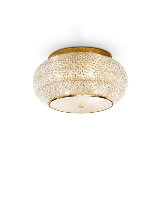 Kup online Ideal Lux Lampa Sufitowa PASHA‘ PL6 ORO Złoty 100807