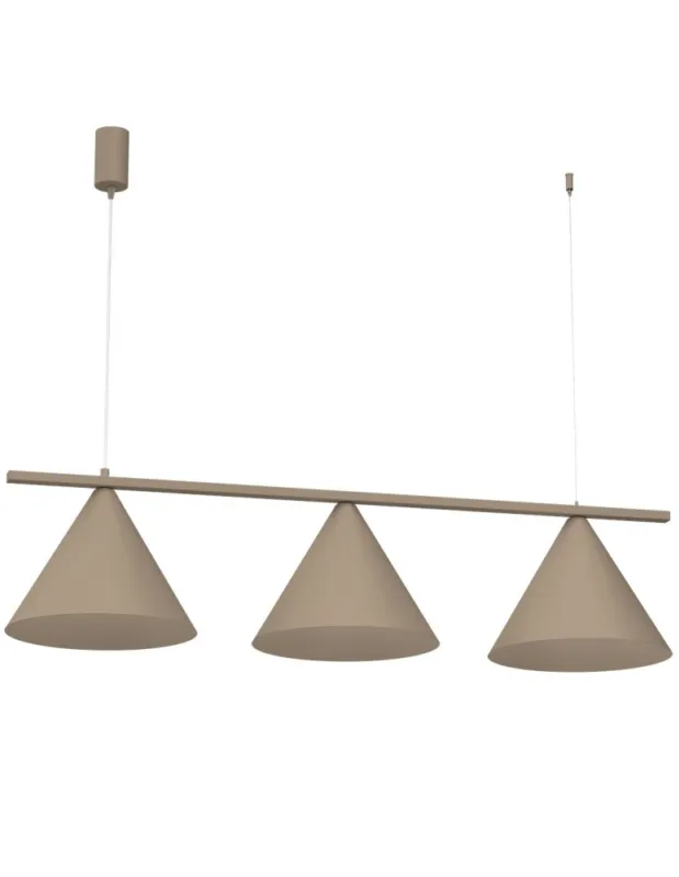 Bestseller Milagro Lampa wisząca CAPITAL TAUPE 3xGX53 MLP2473