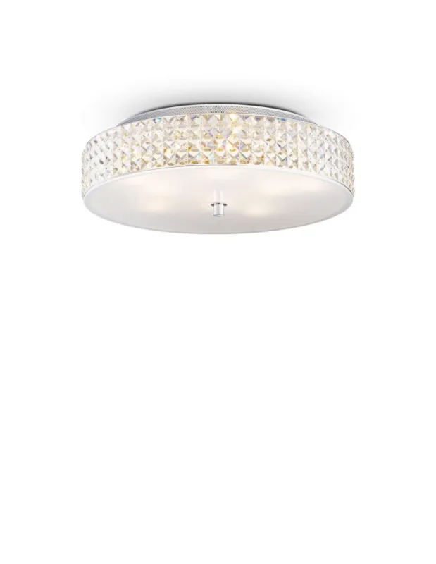 Oferta Ideal Lux Lampa Sufitowa ROMA PL9 Chrom 087863