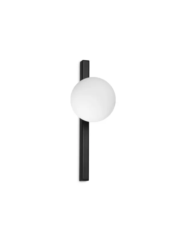 Ideal Lux Lampa Ścienna BINOMIO AP1 NERO Czarny 310664 Wyprzedaż