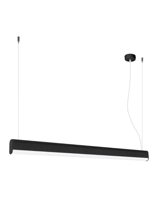 Sprawdź teraz Thoro Lampa wisząca FARGE czarna LED 3000K TH.297