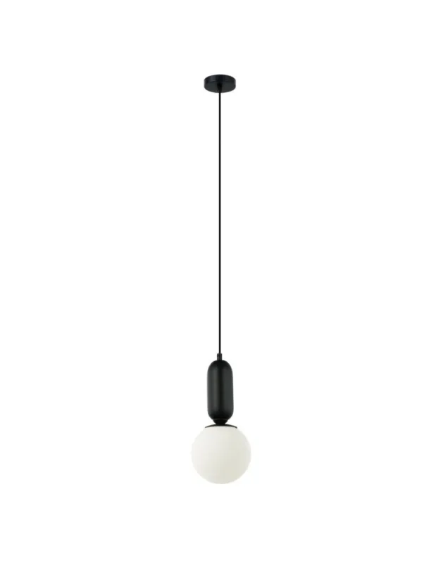Cena promocyjna ITALUX Aldeva Wisząca E27 1x40W Czarny PND-02340-1S-BK kolory-swiatla.pl