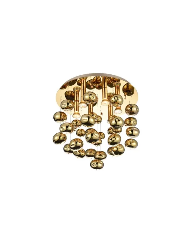 Super okazja Azzardo LUVIA GOLD 6xGU10 Sufitowa/Wisząca Złoty AZ3072 kolory-swiatla.pl