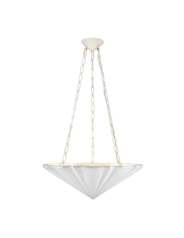 Premium Quintiesse Lampa wisząca Martine 3 źródła światła Antyczna biel Elstead Lighting QN-MARTINE-P-WHT