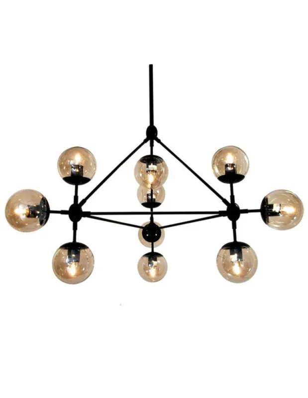 Step into Design Lampa wisząca ASTRIFERO-10 bursztynowo czarna 90cm (ST-9047-10 amber) kolory-swiatla.pl Nie przegap