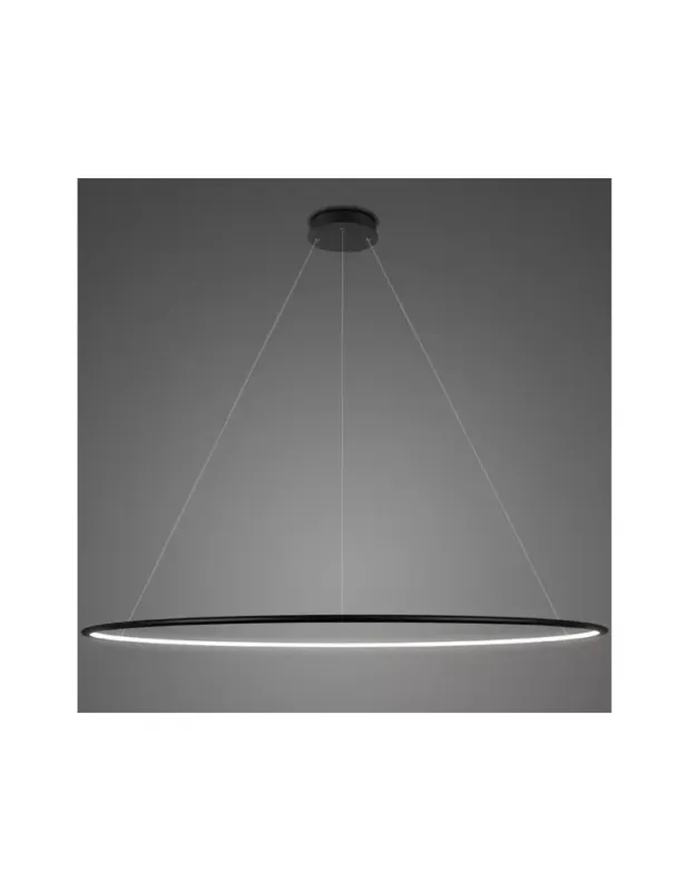 Altavola Design Lampa wisząca Ledowe Okręgi No.1 Φ230 cm in 4k czarna Sprawdź teraz