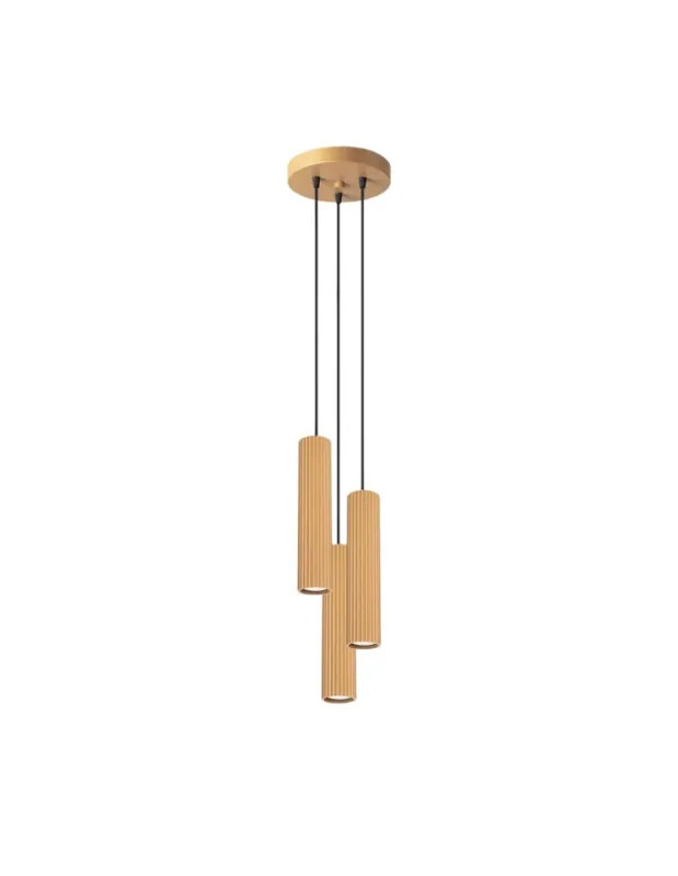 Kup teraz Sollux Lampa wisząca KARBON 3P złoty SL.1557