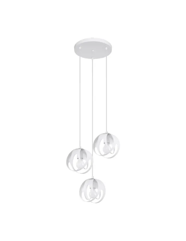 Sollux Lampa wisząca TULOS 3P biała SL.1084 Oferta limitowana