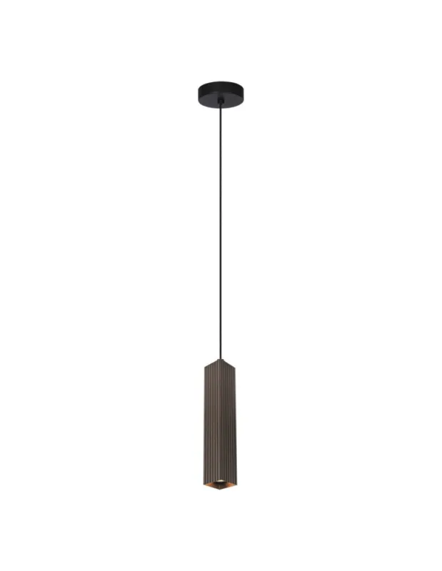 Ostatnia szansa Italux Tecno Wisząca 1xGU10 10W Brązowy PND-37492-1-BRO