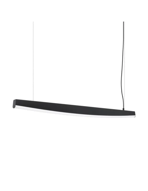 Popularny Thoro Lampa wisząca JORUN 120 czarna LED 4000K TH.320