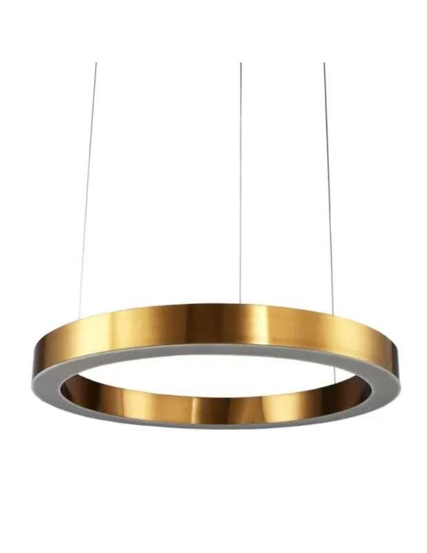 Łatwy zwrot Step into Design Lampa wisząca CIRCLE 60 LED mosiądz 60cm (ST-8848-60 brass) kolory-swiatla.pl
