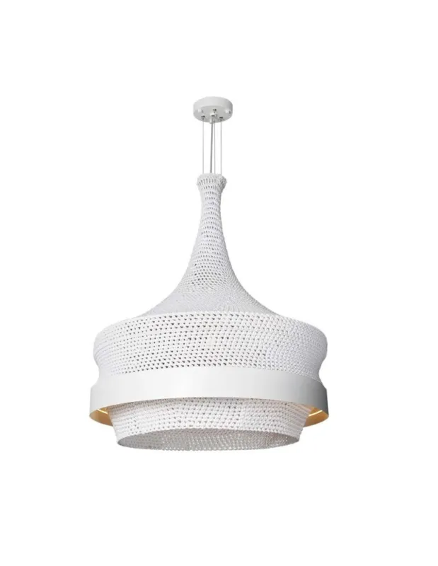 Bezpieczne zakupy Amplex Lampa wisząca Dota O - Biała (800 mm) 3000K 5031