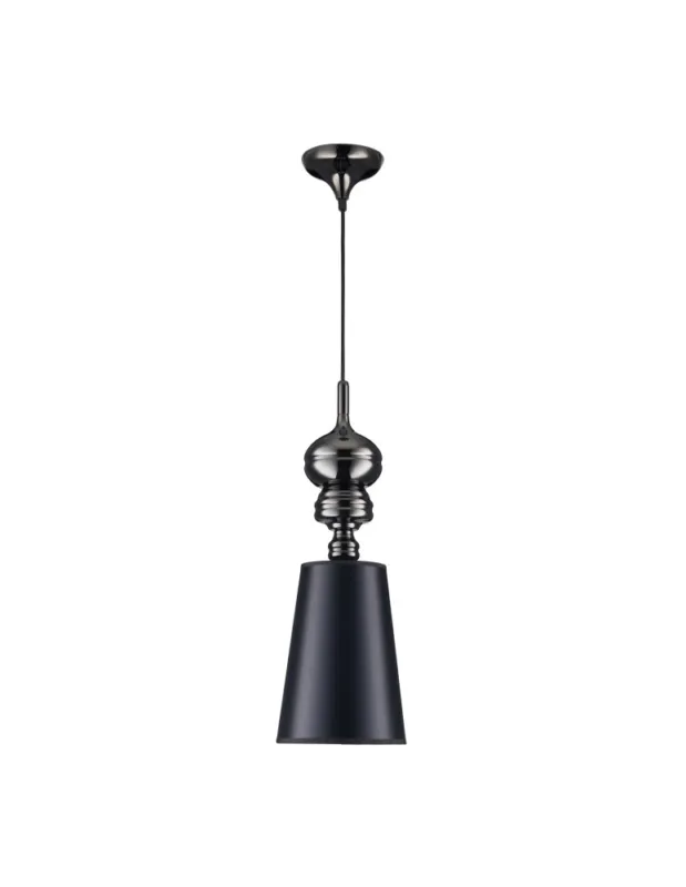 Step into Design Lampa wisząca QUEEN-1 czarna 18cm Łatwy zwrot