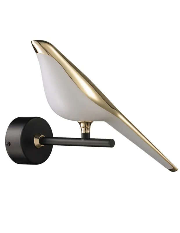 Tylko do końca tygodnia Step into Design Lampa ścienna TIT LED złoto-czarna 21 cm
