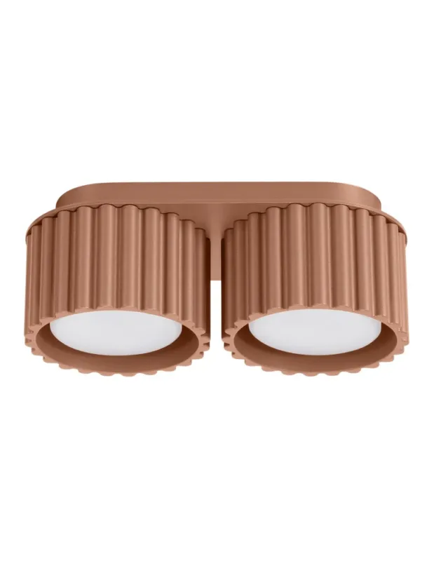 Niska cena Sollux Plafon AURA 2 mocca Gx53 SL.1808