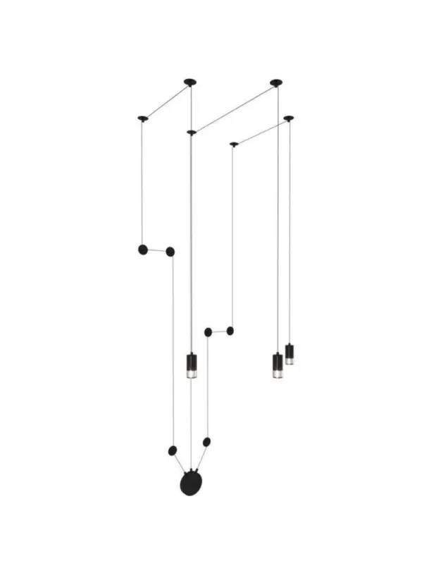 Bestseller Step into Design Wall lamp LINEA-3 WALL black