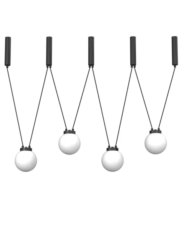 Shilo Lampa wisząca iO 4 mini - Czarna (1200 mm) 5072 Oferta