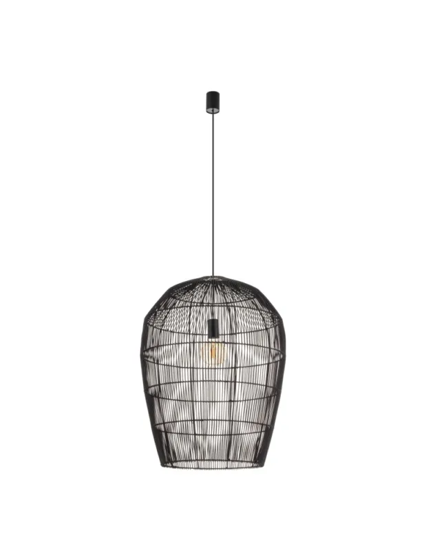 Nowodvorski HAITI L Lampy sufitowe Lampy wiszące Max moc 25W only LED E27 Czarny 11168 Hit sprzedaży