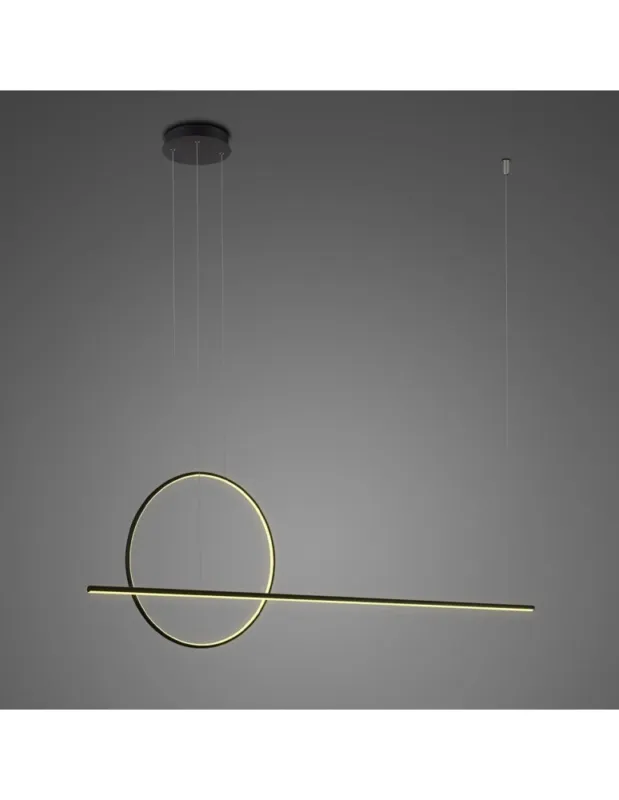 Altavola Design Lampa wisząca LINEA No.2 120 Φ40 cm 3k 39W czarna Oferta czasowa