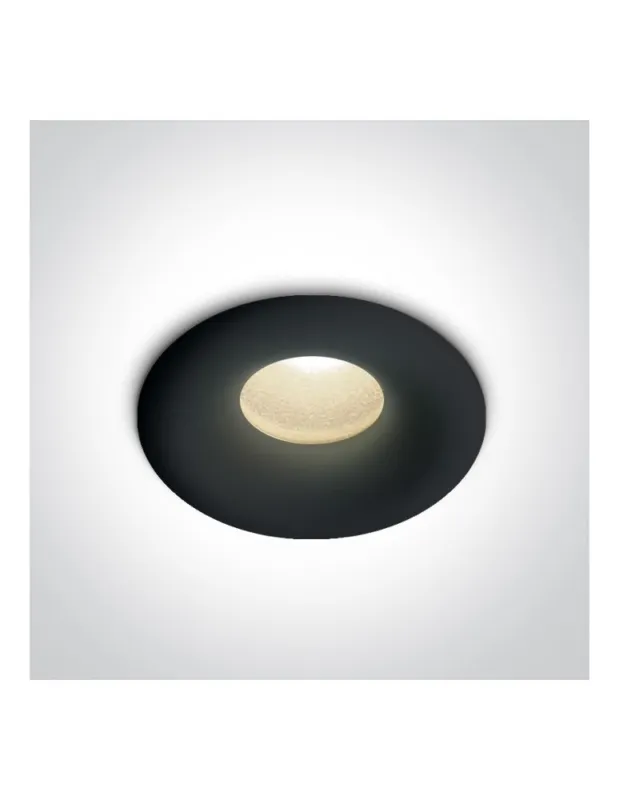 Tani One Light Wpust sufitowy czarny LED Kamari IP44 kolory-swiatla.pl