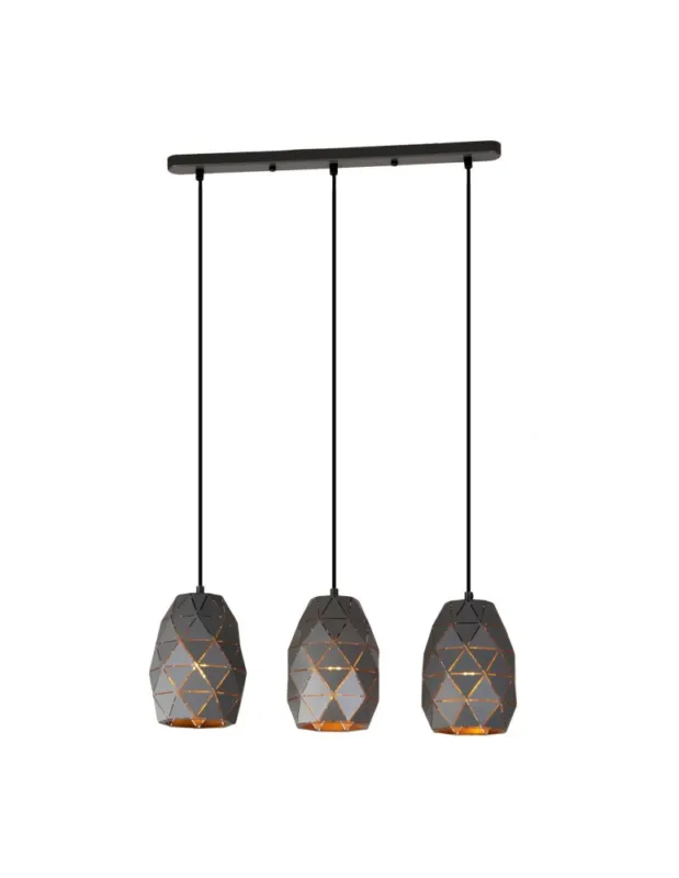 Kup Teraz Italux Harley 3xE27 - Elegancka Lampa Wisząca w Kolorze G Ekspresowa dostawa