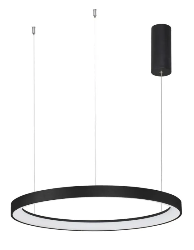 Łatwy zwrot Luces Exclusivas ROTA Wisząca LED 48W 2880lm 3000K Ściemnialna czarny mat LE41470