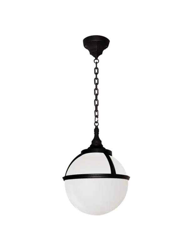 Wyjątkowa oferta Elstead GLENBEIGH Wisząca E27 1x100W IP44 Czarny GLENBEIGH-CHAIN kolory-swiatla.pl