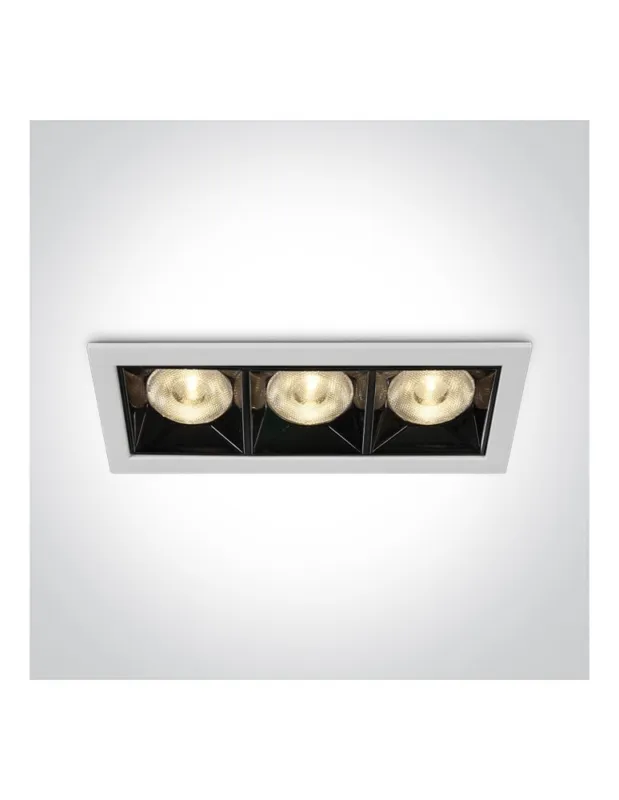 One Light lampa LED potrójna do sklepu Nisi 50306B/W/W kolory-swiatla.pl Kup online