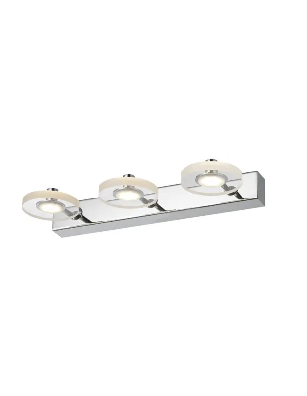 Kup teraz ITALUX Harmony Kinkiet LED zintegrowany 9W 3000K 630lm IP21 Chrom MB1225/3 kolory-swiatla.pl