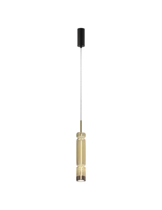 Bezpieczne zakupy Maytoni Ordo Lampa Wisząca LED 8W 920lm 3000K Czarny MOD272PL-L12BS3K1