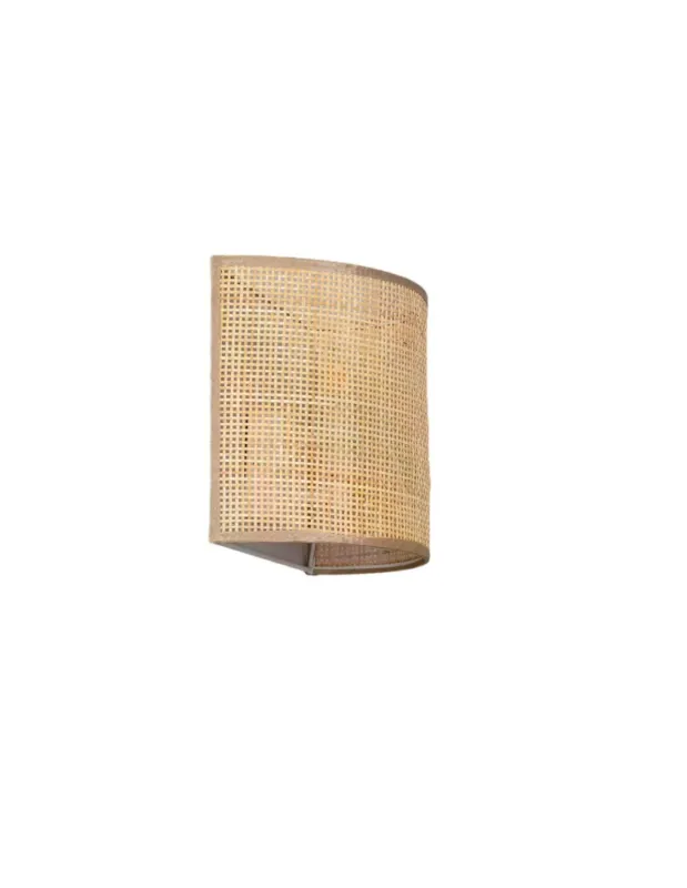 Abruzzo Kinkiet LED z Rattanu Bogho Bianca 25cm ABR-KL-BH-E14 Rabat