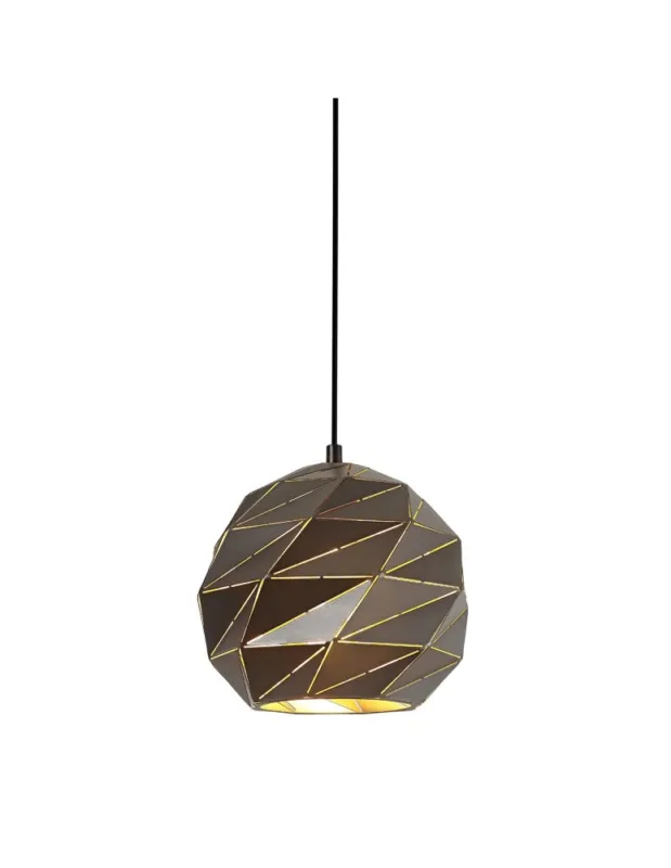 Bestseller ITALUX Palermo Wisząca E27 1x40W Antracytowy PND-2424-1S-GR+GD kolory-swiatla.pl