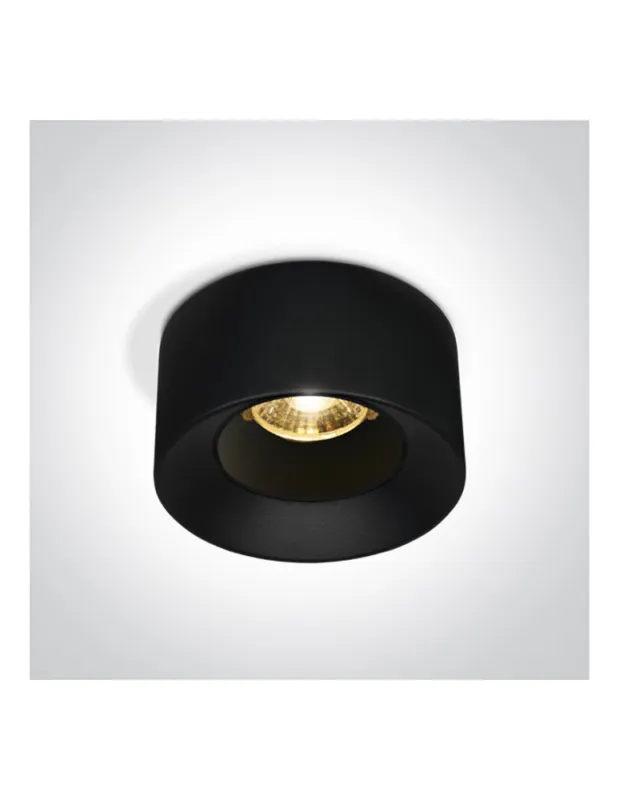 Hit sprzedaży One Light MOZA wpust stały 12W 3000K czarny 10112A/B/W