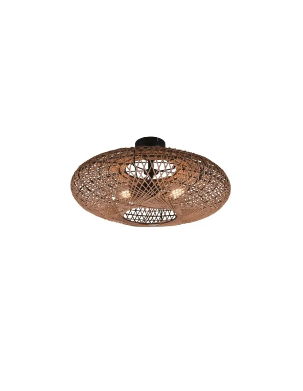 Najlepsza cena Trio HEDDA Sufitowa Nowoczesna 2xE27 max 40W Czarny Mat 612300236