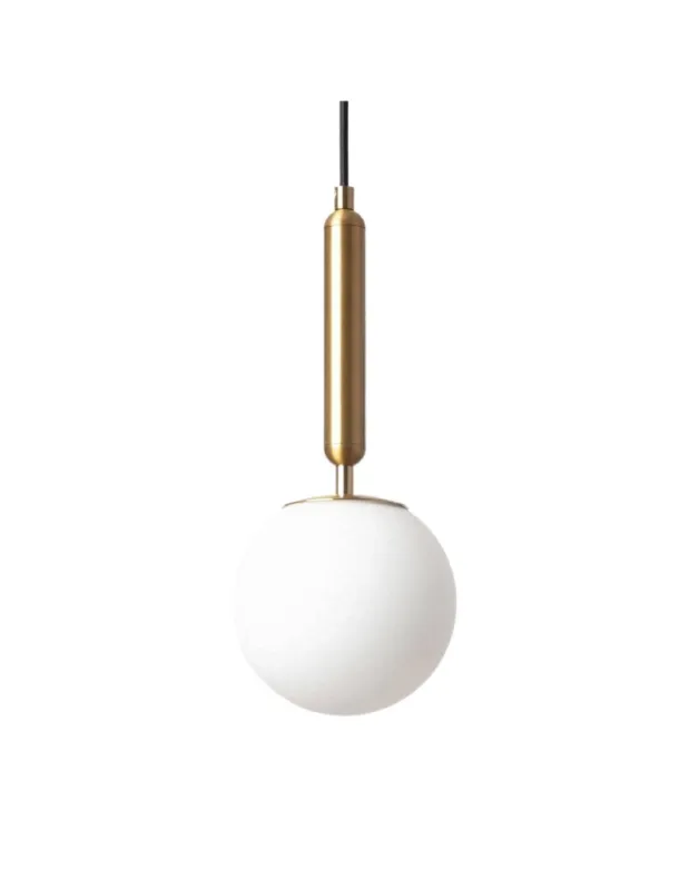 Tylko do końca tygodnia Abruzzo Lampa Wisząca szklana Kula Ø15cm Złota Sigma ABR-LWSO-15S
