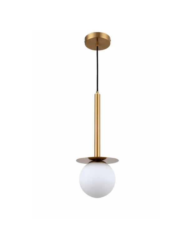 Light Prestige Roma Lampa wisząca E14 1x40W złoty/biały LP-1345/1P GD kolory-swiatla.pl Do wyczerpania zapasów