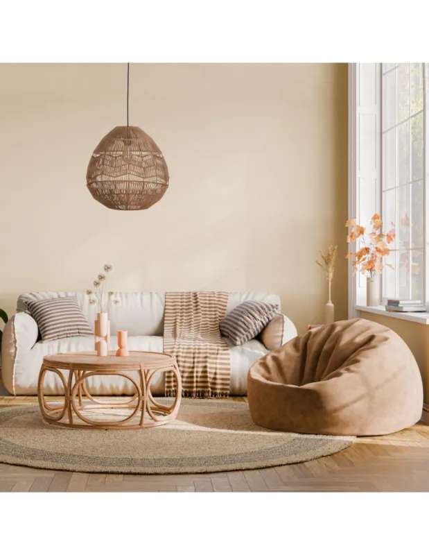 Oferta czasowa Dijk Lampa Wisząca w Stylu Boho 38x38x38cm Kolor Naturalny 55865-017
