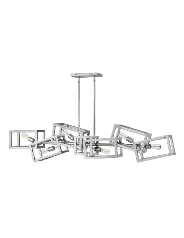 Zniżka Quintiesse Lampa wisząca Ensemble - 6 źródeł światła - Polerowany nikiel Elstead Lighting QN-ENSEMBLE6-PN