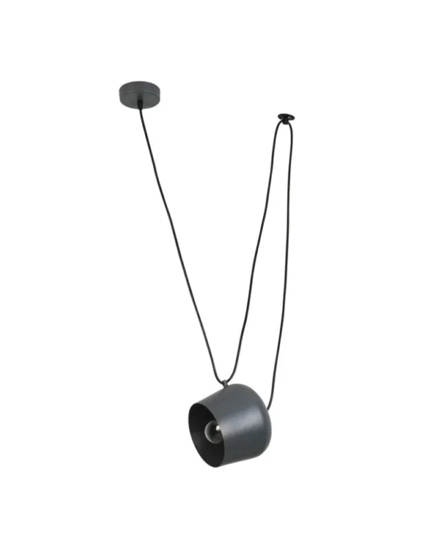 Abruzzo Nowoczesna Lampa Wisząca Ø30cm Szara Rittoro Uno ABR-LWRU-G Zamów teraz