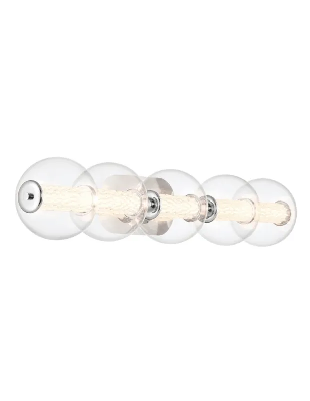 Quintiesse Kinkiet Atomo - 5 źródeł światła - Polerowany chrom QN-ATOMO-5W-PC Ostatnia szansa