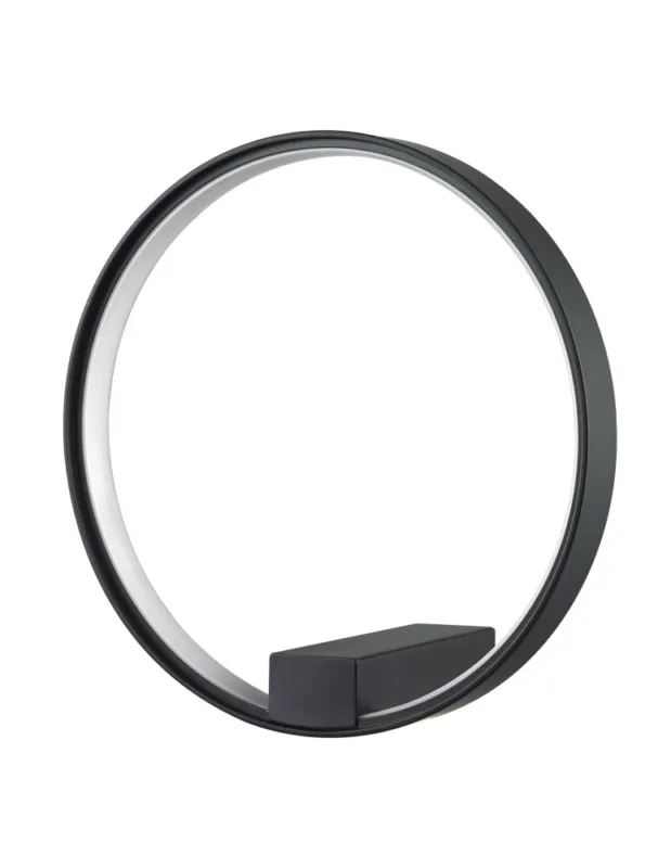 Step into Design Lampa ścienna ACIRCULO LED czarna 30 cm Okazja