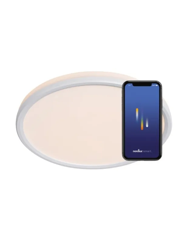 Najlepsza cena NORDLUX Lampa sufitowa LivaSmart 1xLED Tworzywo sztuczne Biały 2110826101