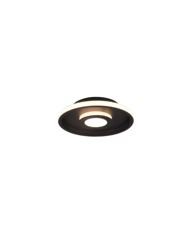 Trio ASCARI Sufitowa Łazienkowa 1xLED max 28W 3000K Czarny Mat 680810332 Super okazja