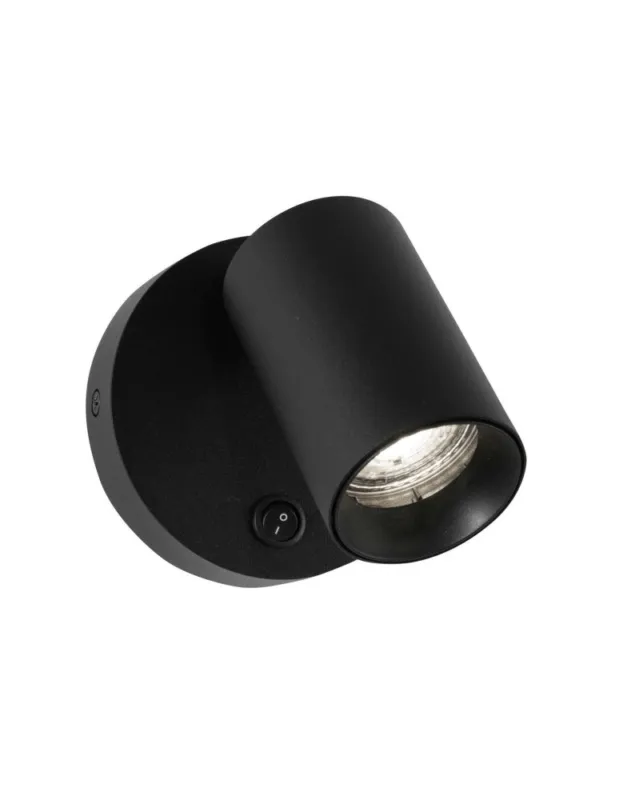 Luces Exclusivas SITGES Ścienna 1xGU10 LED czarny mat LE42255 Tylko dziś