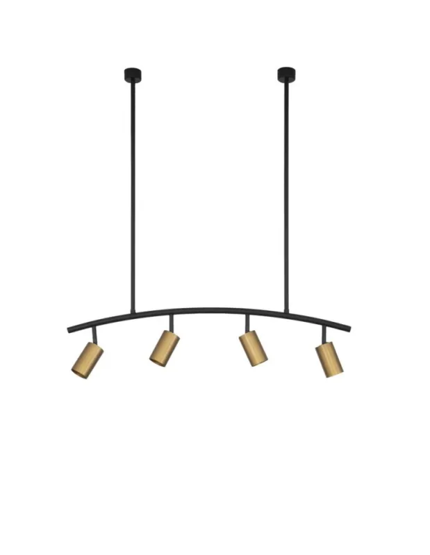 Bestseller Luces Exclusivas CAYES Wisząca Nowoczesna czarny 4xGU10 max 10W LE42618